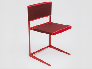 MORITZ - Powder coated metal and cotton fiber chair _ Danese Milano